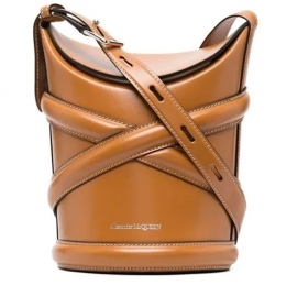 ◆당일◆24SS 로고 프린팅 커브 버킷백 카멜 656467 1YB40 2002