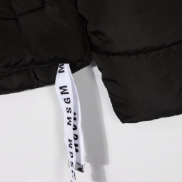 ◆키즈◆21FW 키즈 로고 드로스트링 후드 재킷 블랙 MS027717 110