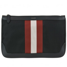 ◆당일◆24SS CAYARD 메탈로고 스트라이프 클러치백 블랙 6226286