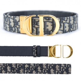 ◆당일◆25SS 여성 몽테인 금장 로고 리버서블 오블리크 벨트 멀티컬러 B0179UWEO 928