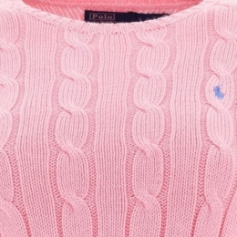 ◆당일◆25FW 여성 포니 자수 니트 핑크 211971869 010