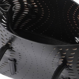 ◆당일◆23SS 미나 MINA 25 옵티컬 토트&크로스백 블랙 AA1S06725CA238 999