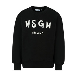 ◆키즈◆25FW 키즈 로고 프린트 맨투맨 블랙 F5MSJUSW018 110