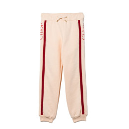 ◆키즈◆21FW 키즈 로고 프린트 스트라이프 트랙팬츠 핑크 C14679 45F