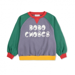 ◆키즈◆키즈 컬러블록 나그랑 맨투맨 멀티 B225AC137 991