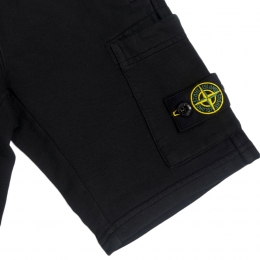 ◆키즈◆여성 와펜 패치 코튼 하프 팬츠 블랙 L1S16 6200006 S0040 V0029