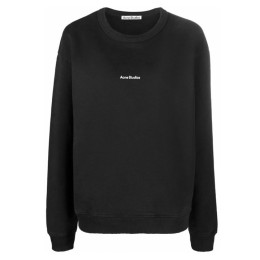 ◆당일◆23FW FN-WN 로고 오버핏 기모 맨투맨 블랙 AI0067 900