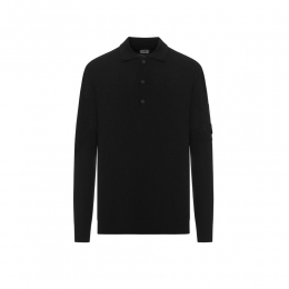 ◆당일◆25FW 렌즈 와펜 폴로 니트 블랙 19CMKN038A 005528A 999