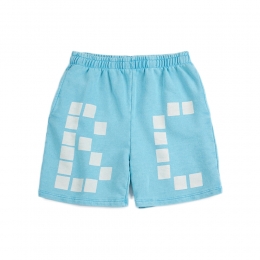 키즈 스퀘어 로고 버뮤다 숏팬츠 라이트블루 B126AC061 451