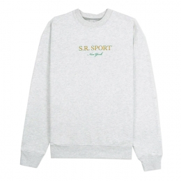 ◆당일◆22FW 백로고 프린팅 기모 맨투맨 그레이 CR626HG