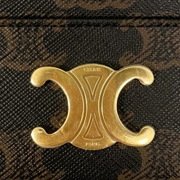 ◆당일◆25FW 트리오페 금장 로고 카드지갑 탄 10L832 CQH 04LU