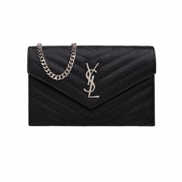 ◆당일◆26SS 은장 모노그램 마틀라세 체인백 블랙 742920 BOW02 1000