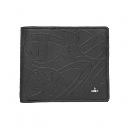 26SS ORB 로고 반지갑 블랙 5107004LM L00AP N401