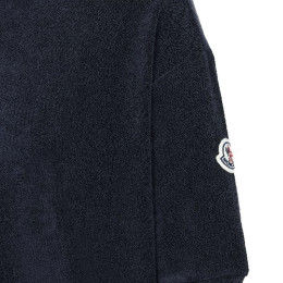 ◆당일◆24FW 로고 패치 테리 반집업 카라 티셔츠 네이비 8A000 06 596LS 778