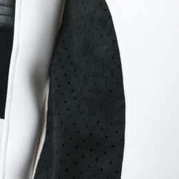 ◆14주년◆컬러블럭 펀칭 네오프렌 맨투맨 화이트 PBJS51C A509C 069