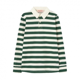 ◆키즈◆키즈 EEL 스트라이프 폴로 티셔츠 그린 F25186 188DK