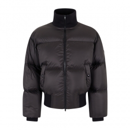 26SS 트리오페 자수 봄버 패딩자켓 블랙 RV12E1474 38NO