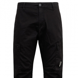 ◆당일◆26SS 렌즈 와펜 새틴 스트레치 카고팬츠 블랙 20CMPA134A 005694G 999