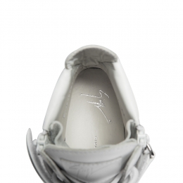 ◆15주년◆벨크로 지퍼 하이탑 화이트 RW5012