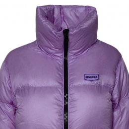 ◆당일◆25FW ALWAID 로고 패딩자켓 라일락 VDDJ96236K0001 LVS