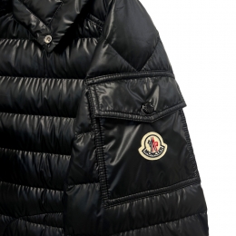 ◆당일◆26SS 로로스 LAUROS 로고 패치 경량패딩 자켓 블랙 1A001 02 595ZJ 999