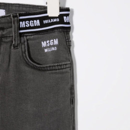 ◆키즈◆21FW 키즈 로고 밴드 스키니 진 그레이 MS027742 127