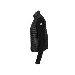 ◆당일◆26SS 로고 패치 니트 믹스 패딩자켓 블랙 L1 093 9B000 32 M1131 999