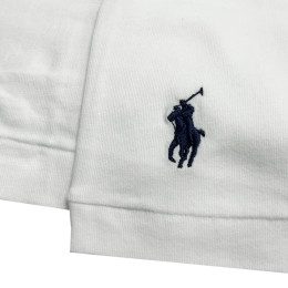 ◆당일◆24SS 로고 자수 클래식 티셔츠 화이트 710934714 002