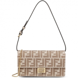 ◆당일◆25SS FF 로고 바게트 체인 월렛 숄더&크로스백 베이지 8M0498 AUNJ F1SNP