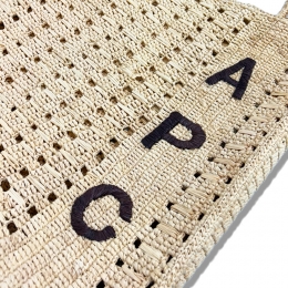 ◆당일◆26SS 준 JUNE 내추럴 로고 토트백 마룬 RAAAI F67048 BMC