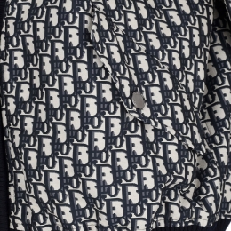 ◆당일◆25FW 오블리크 봄버 패딩자켓 블루/에쿠르 517C51A2970 5803