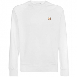 ◆당일◆25SS 폭스 패치 맨투맨 화이트 AM00303KM0001 P100