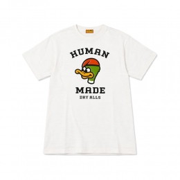 26SS 덕 프린팅 반팔 티셔츠 화이트 HM30TE006 WHITE