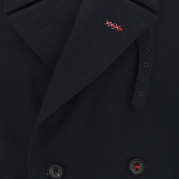 ◆당일◆25SS 백 스티치 벨티드 트렌치코트 블랙 SI1AH0002 S54159 524