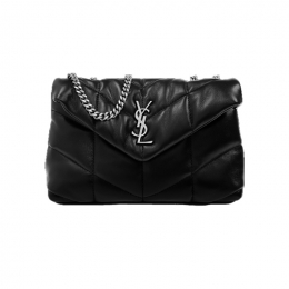 ◆당일◆26SS 은장 푸퍼 모노그램 퀄팅 체인 숄더백 블랙 759337 1EL00 1000