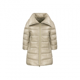 ◆당일◆25FW 클레오페 CLEOFE 숏 슬리브 미디움 패딩 베이지그레이 PI0001DIC 12017Z 9402