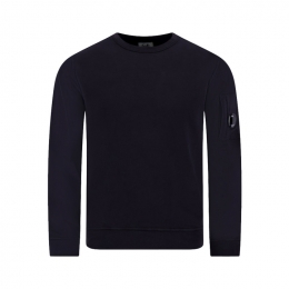 ◆당일◆26SS 렌즈 와펜 라이트 플리스 크루넥 맨투맨 블랙 RCCMSS711A 002246G 999