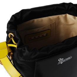 ◆당일◆24FW 로고 프린트 버킷백 블랙 SBMP0030U0 P4575 Z3O78