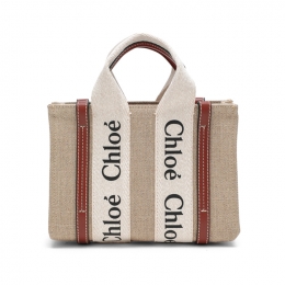 ◆당일◆25FW 우디 미니 토트백 화이트브라운 CHC22AP237I26 90U