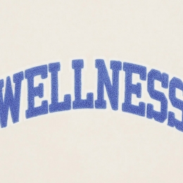 ◆당일◆22FW 웰니스 로고 기모 맨투맨 크림 CR623CR