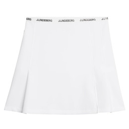 ◆당일◆24SS 케이샤 KEISHA 로고 스커트 화이트 GWSD09470 0000