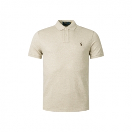 ◆당일◆26SS 포니 자수 카라 티셔츠 베이지그레이 710680784 342