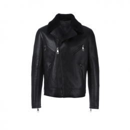 ◆14주년◆시어링 바이커 가죽 자켓 블랙 BPE442C B701C 01