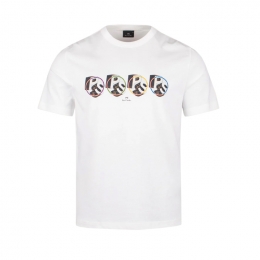 ◆당일◆25FW PS 3D 프린팅 티셔츠 화이트 M2R 220X PP5120 02