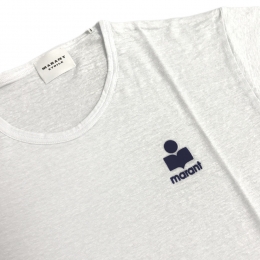 ◆당일◆26SS 콜디아 KOLDIA 린넨 반팔 티셔츠 화이트/미드나잇 TS0315FA A1M09E WHMI