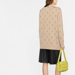 ◆당일◆22FW SALENA TB 로고 가디건 라이트베이지멜란지 8057138