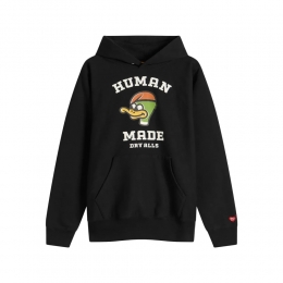 26SS 덕 프린트 헤비웨이트 후드티 블랙 HM30CS032 BLACK