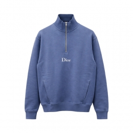 26SS 자수 로고 하프집업 맨투맨 블루 683J605A3035 570