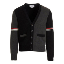 ◆당일◆23FW 4바 밀라노 스티치 브이넥 가디건 그레이 MKC310F Y3007 982