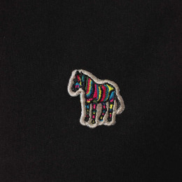 26SS 지브라 로고 패치 반팔 티셔츠 블랙 M2R 011R KZEBRA 79